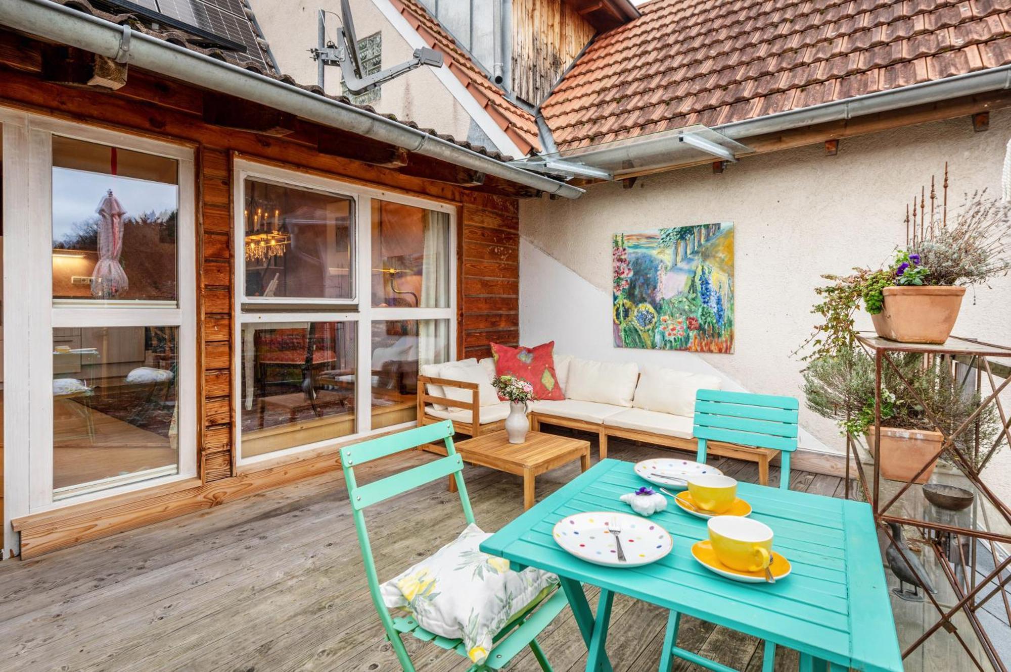 Haus Der Malerin Andrea Gawaz Appartement Mullheim  Buitenkant foto
