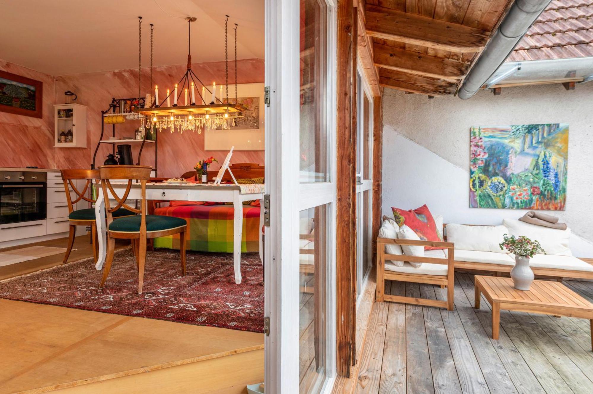 Haus Der Malerin Andrea Gawaz Appartement Mullheim  Buitenkant foto